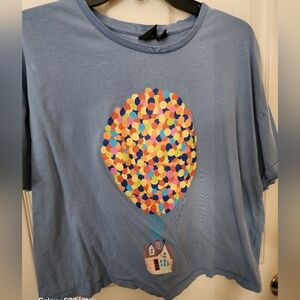 Disney's  UP cropped shirt